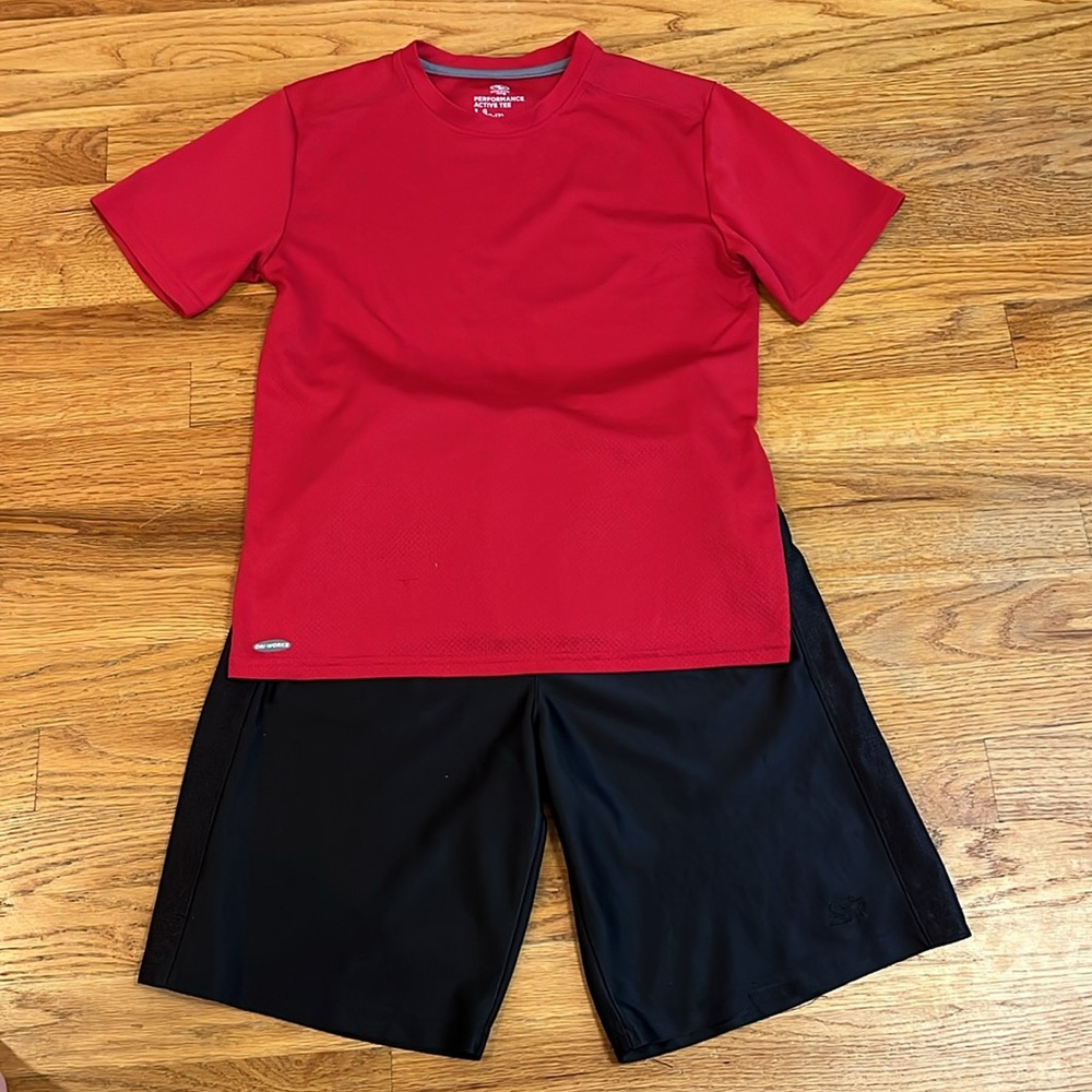 Sport shirt/short set.
